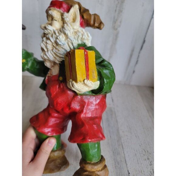 Santa's helper toymaker Hammer tool gift elf Xmas figure - Picture 7 of 12